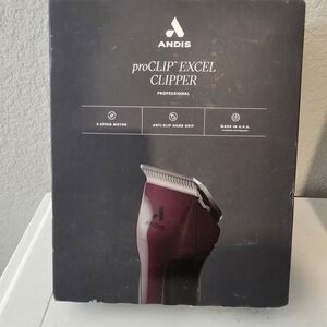Andis ProClip Excel Clipper in Black and Purple